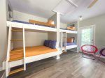 Bunk Room with 2 Double and 3 Twin Beds